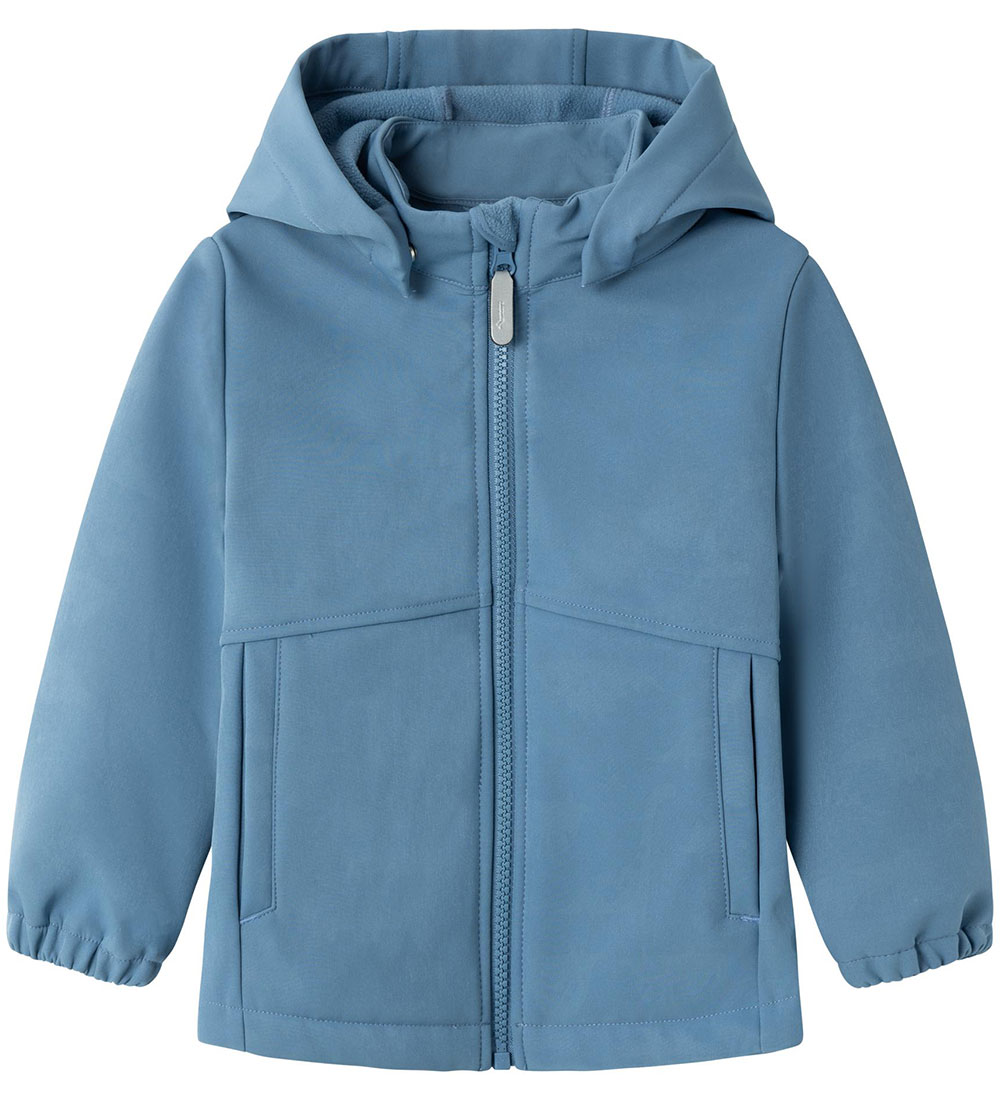Name It Softshelljakke m. Fleece - NmmAlfa08 - Coronet Blue m. M