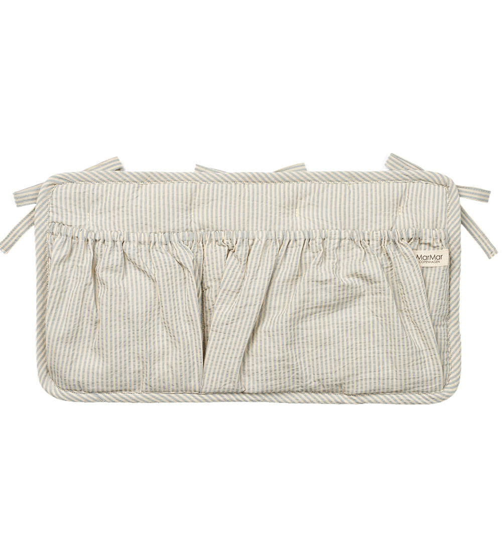 MarMar Sengelomme - 40x24 cm - Blue Stone Stripe