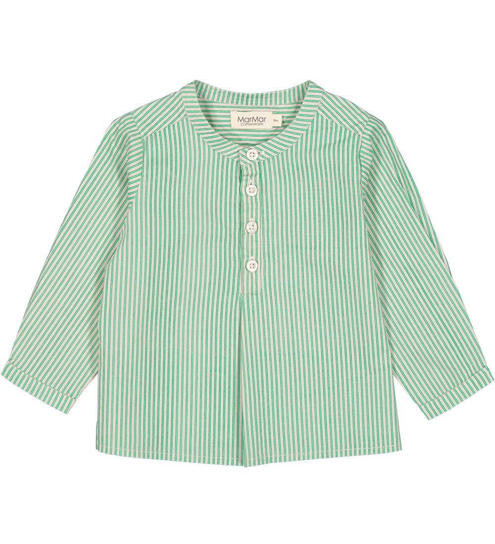 MarMar Skjorte - Totoro - Mint Leaf Stripes