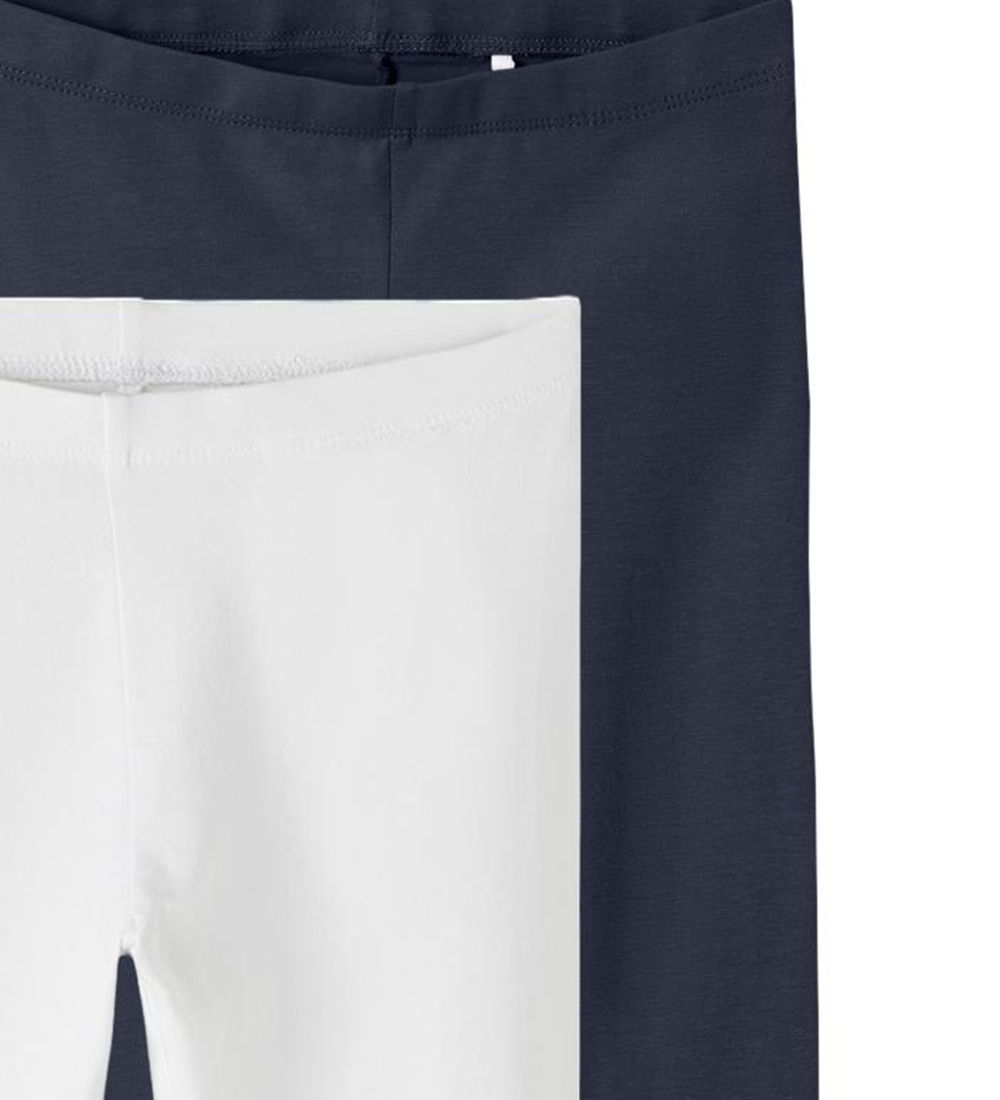 Name It Leggings - Noos - NkfVivian Capri - 2-pak - Bright White
