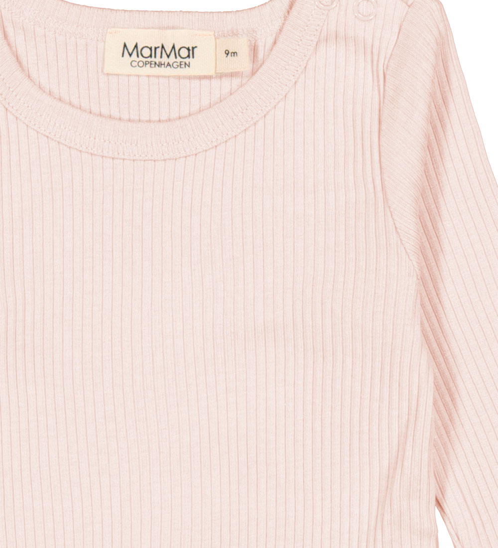 MarMar Bluse - Modal - Rib - Barely Rose