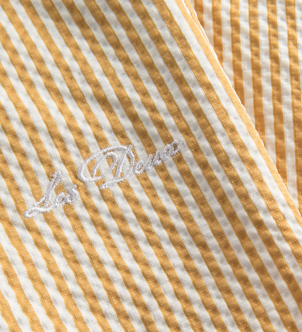 Les Deux Badeshorts - Stan Stripe - Mustard Yellow/Light Ivory