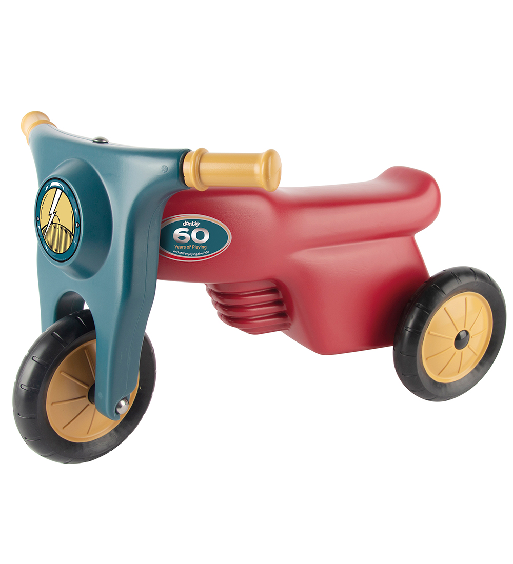 Dantoy Motorcykel m. Gummihjul - Jubilæum - Rød/Blå