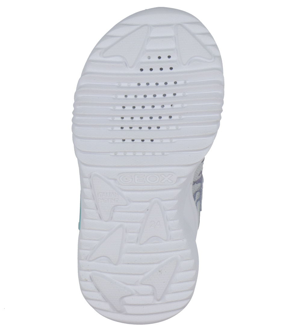 Geox Sko m. Lys - Assister - Silver/Pink
