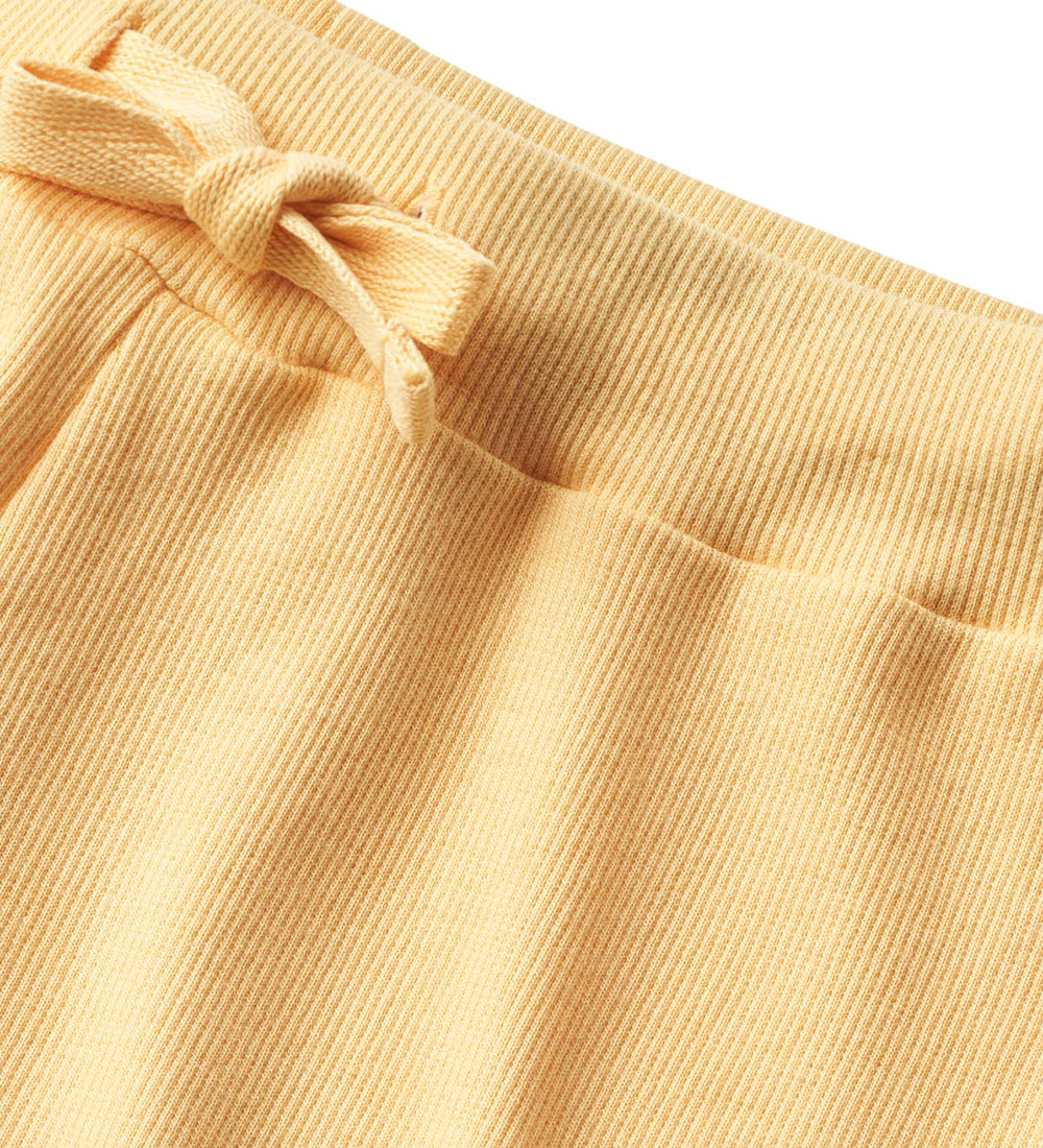 Wheat Shorts - Rib - Gertrud - Pale Apricot