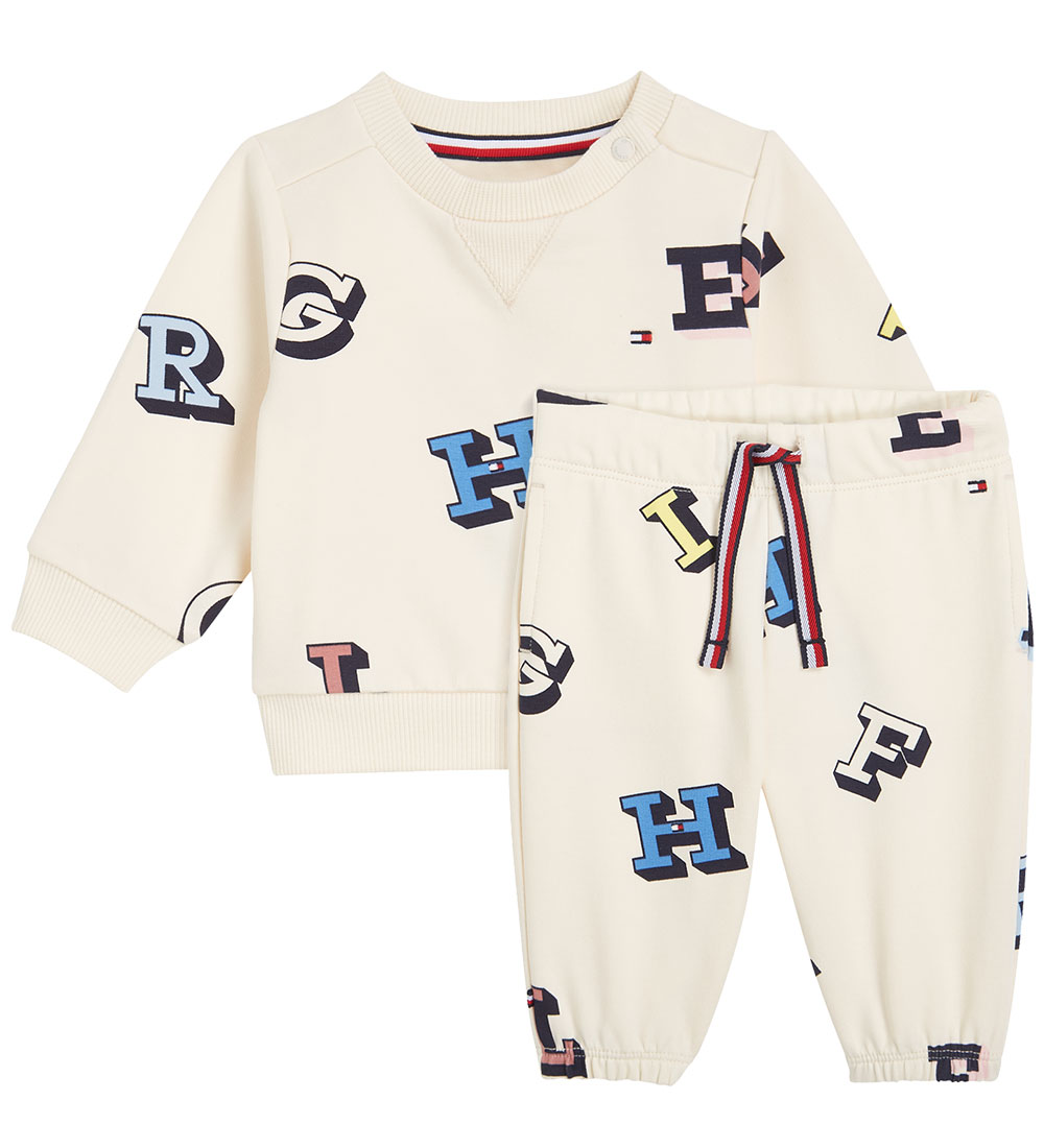 Tommy Hilfiger Sweatsæt - Monotype - Calico Allover Print