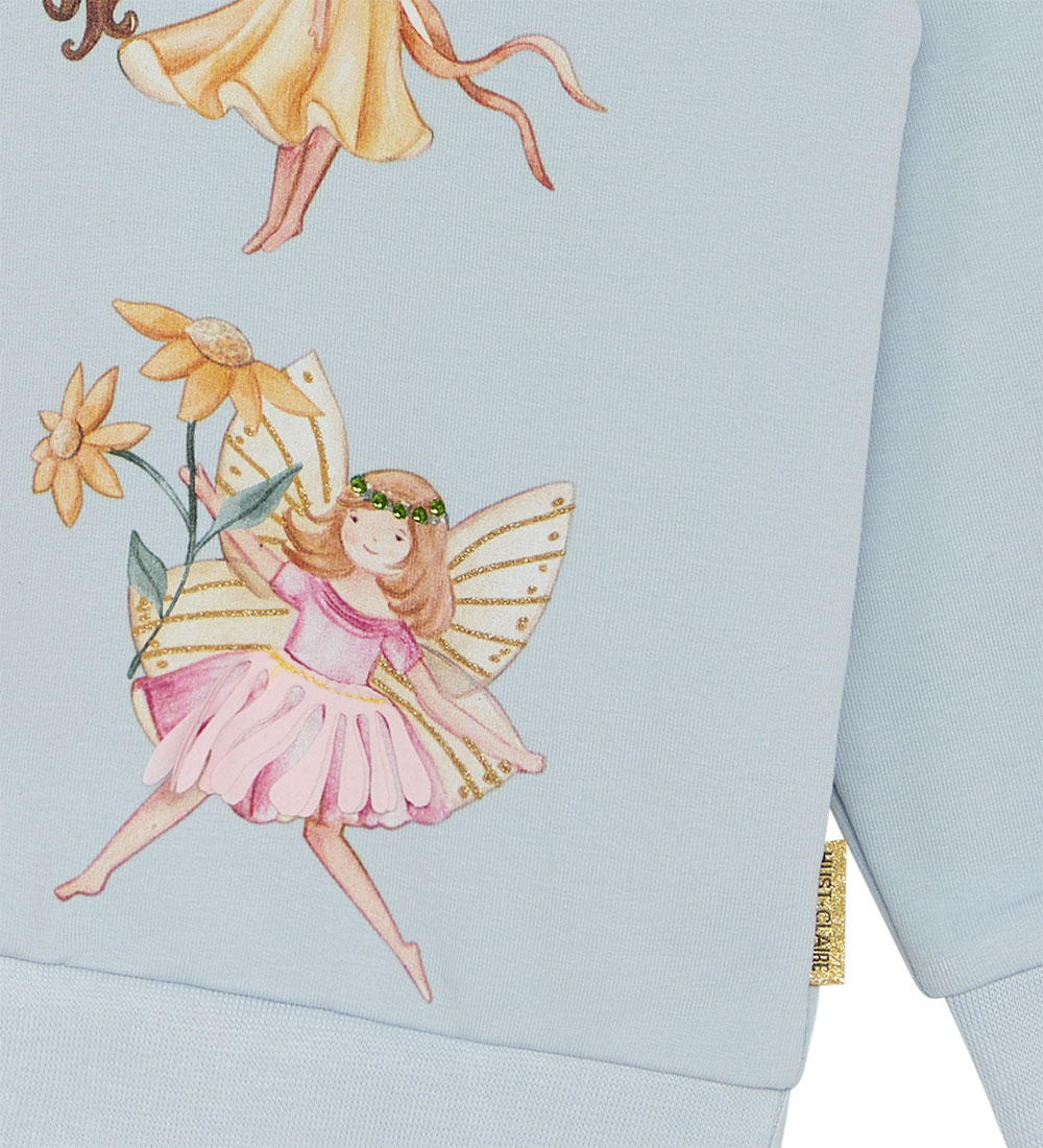 Hust and Claire Sweatshirt - HCSaria - Blue Flax