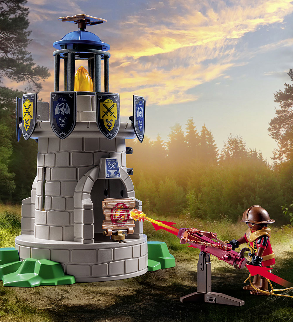 Playmobil Novelmore - Riddertårn m. Smed Og Drage - 71483 - 89 D