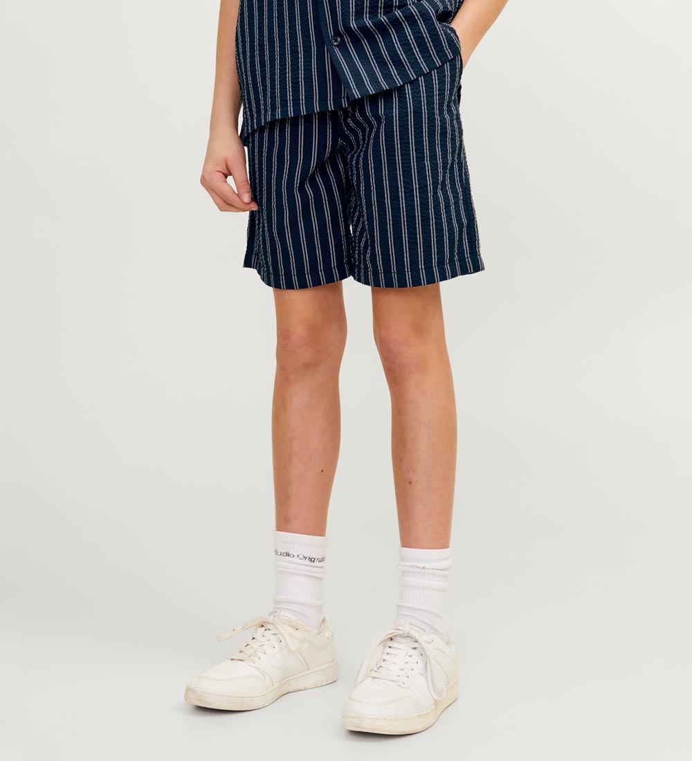 Jack & Jones Shorts - JpstJaiden - Sky Captain/Stripes