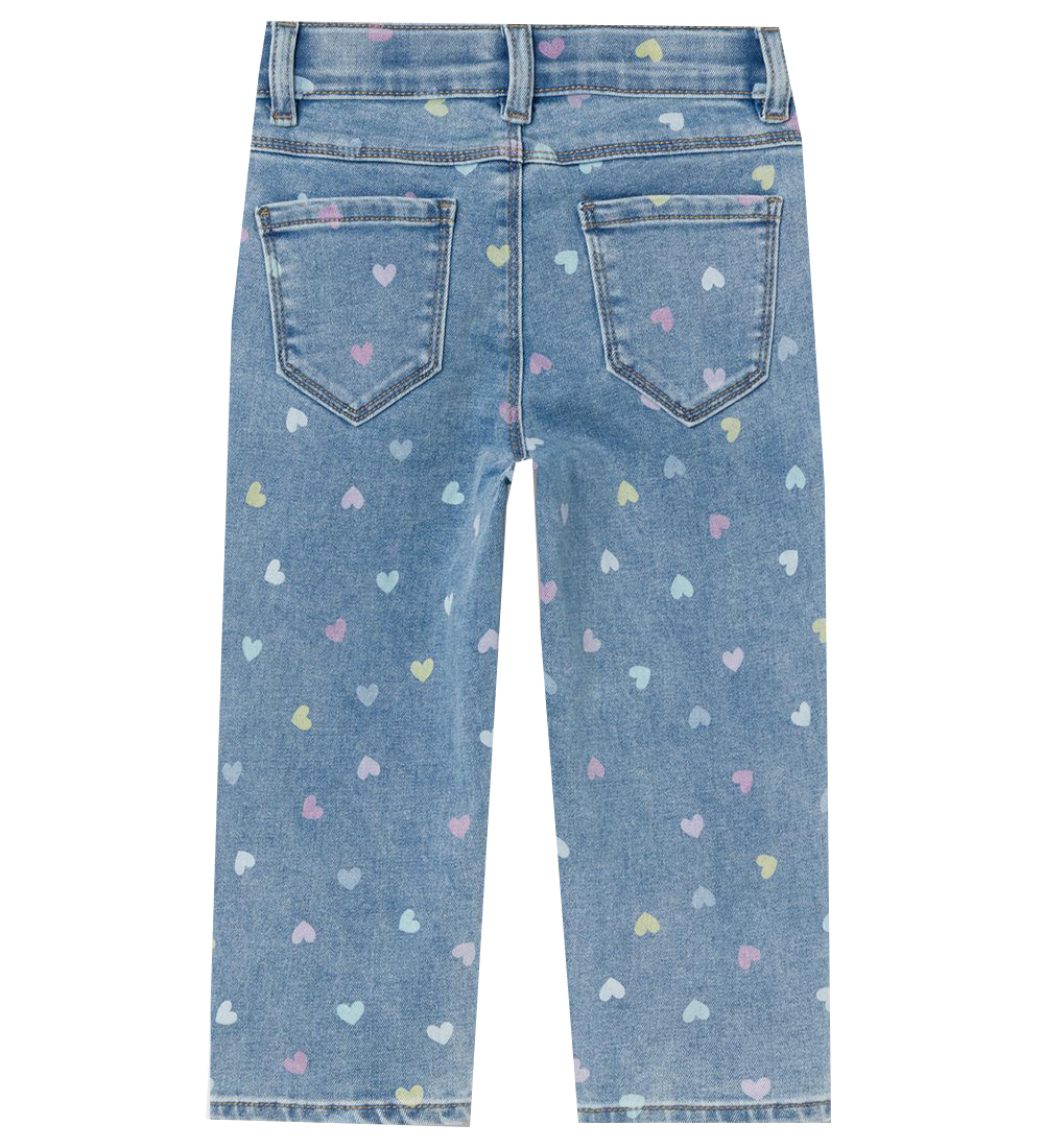 Name It Jeans - NmfBella - Medium Blue Denim/Hearts