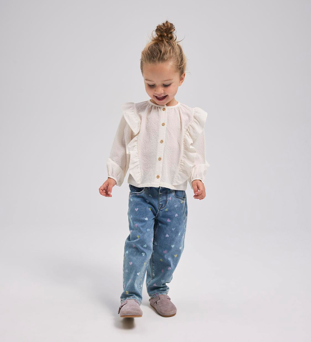 Name It Jeans - NmfBella - Medium Blue Denim/Hearts