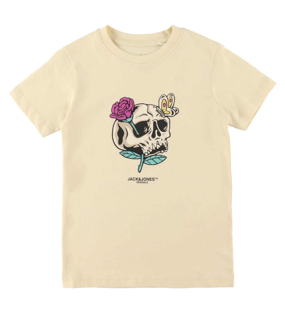 Jack & Jones T-shirt - JorTampa - Buttercream