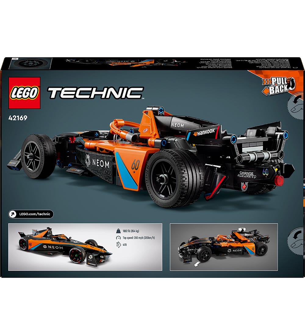 LEGO® Technic - NEOM McLaren Formula E-Racerbil 42169 - 452 Dele