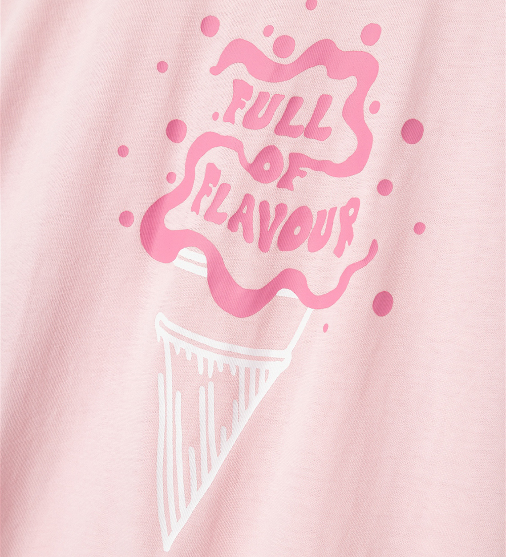 Name It T-shirt - NkfViolet - Parfait Pink/Ice Cream