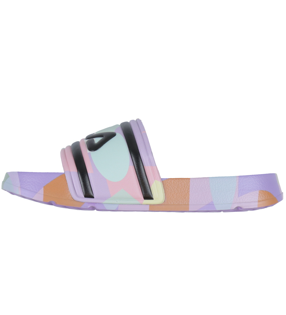 Fila Badesandaler - Morro Bay P Wmn - Smoke Green/Viola