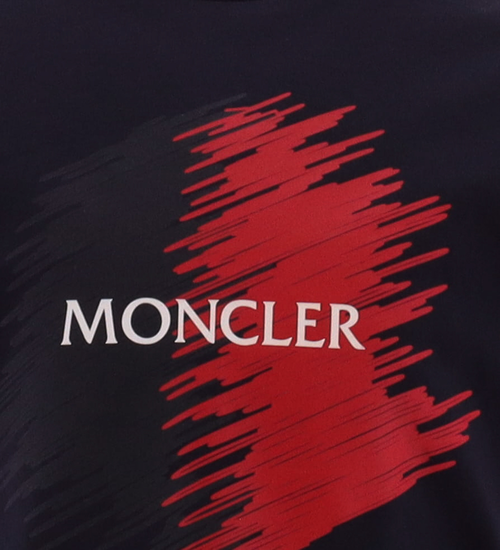 Moncler T-shirt - Navy/Rød