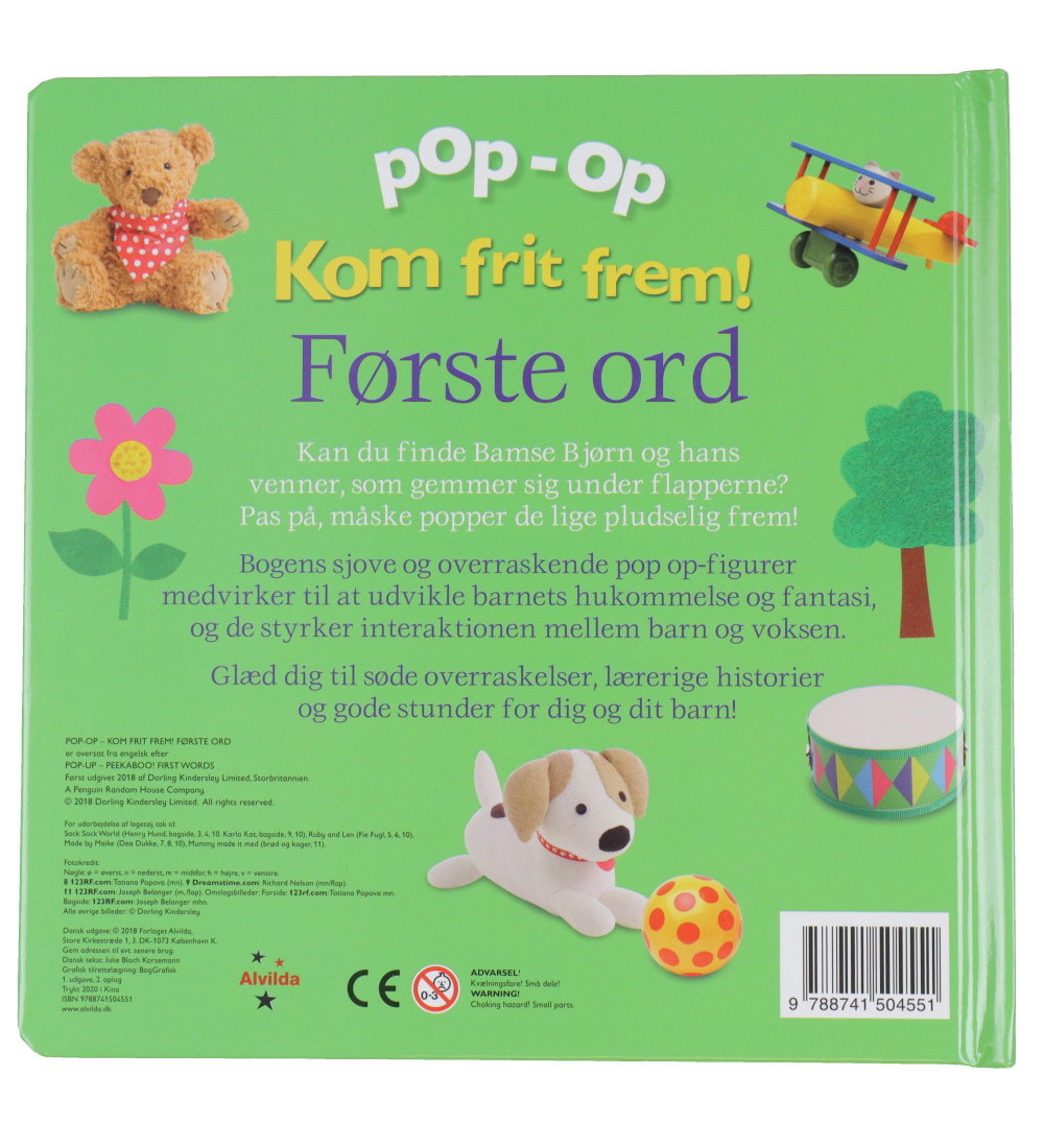 Alvilda Bog - Pop-Op - Kom Frit Frem - Første Ord - Dansk