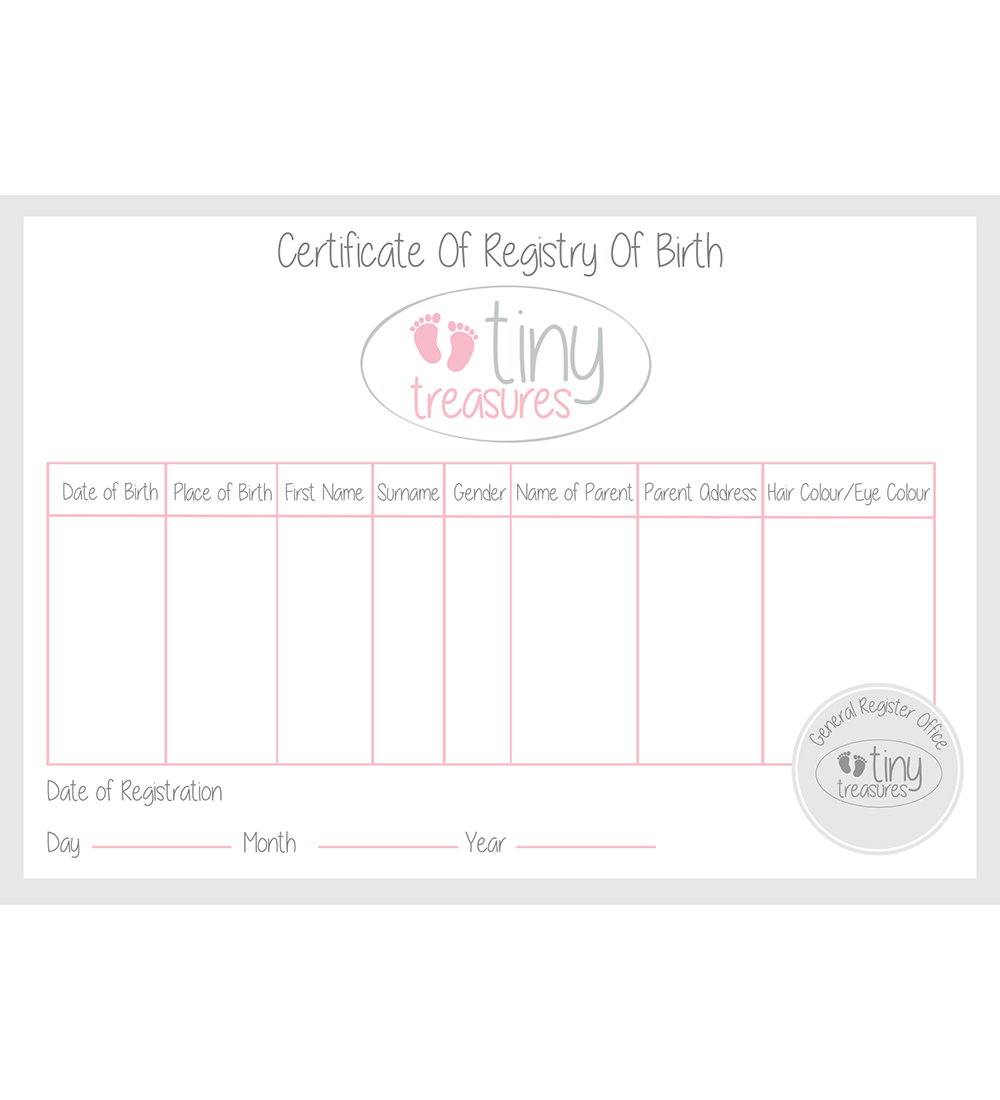 Tiny Treasures Dukke m. Blond Hår - Pink Bunny Baby