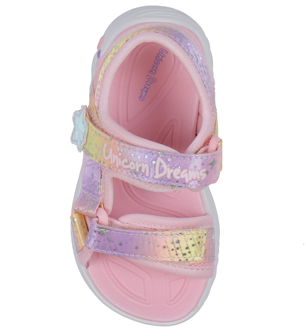 Skechers Sandaler m. Lys - Majestic Bliss - Light Pink/Multi