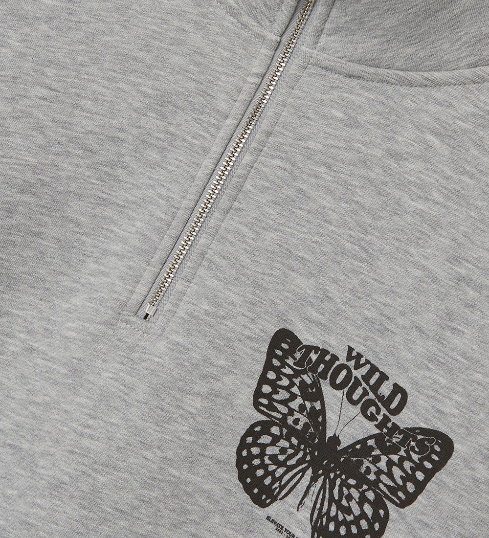 LMTD Sweatshirt - NlfRajla - Light Grey Melange