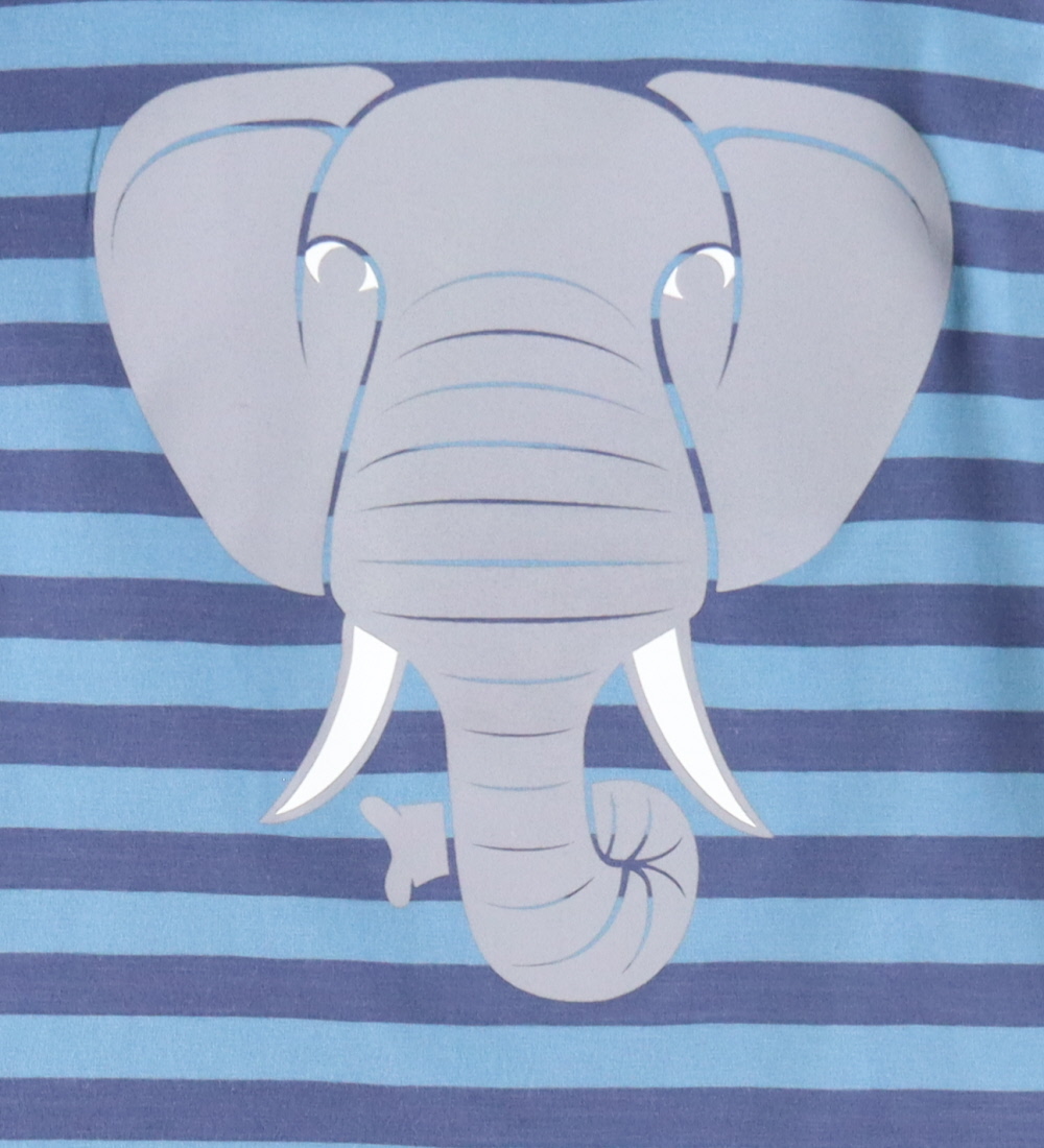 DYR-Cph Bluse - Dyrroar - Grey Marine/Elefant