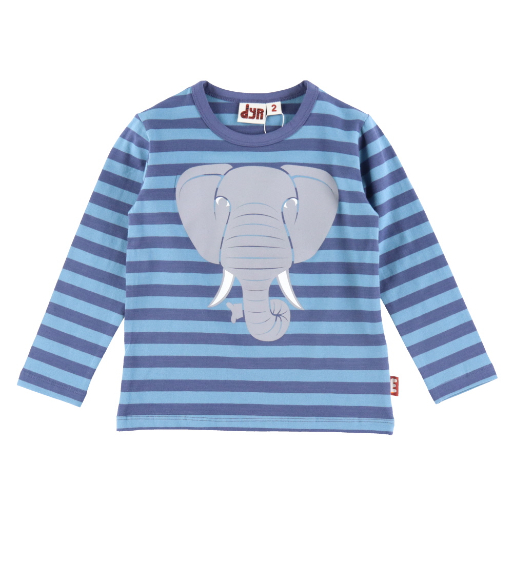 DYR-Cph Bluse - Dyrroar - Grey Marine/Elefant