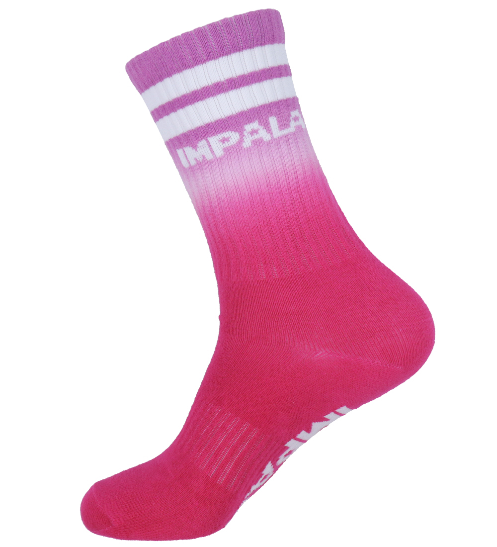 Impala Strømper - Stripe Sock - 3-pak - Blå/Gul/Pink