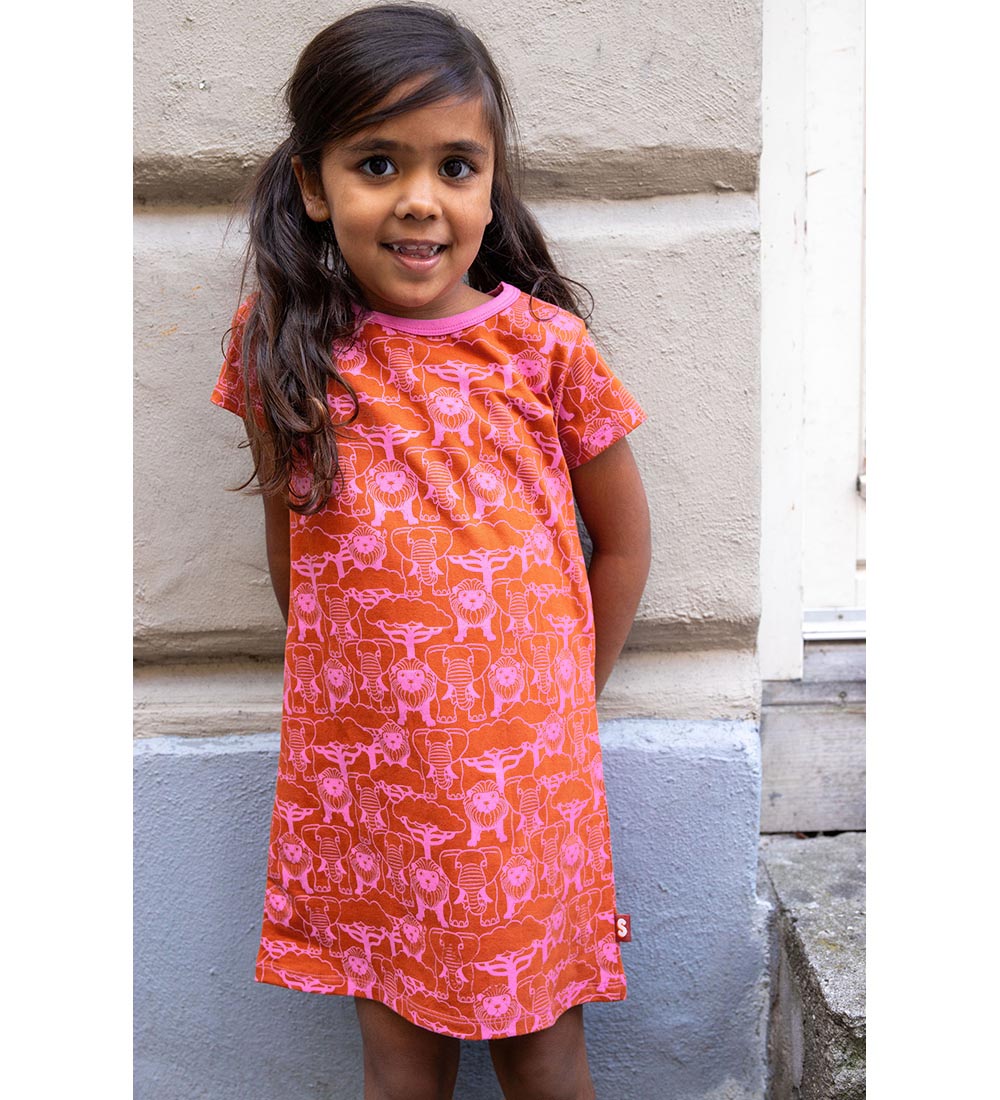 DYR-Cph Kjole - Dyrloud - Super Pink/Rust Savanne
