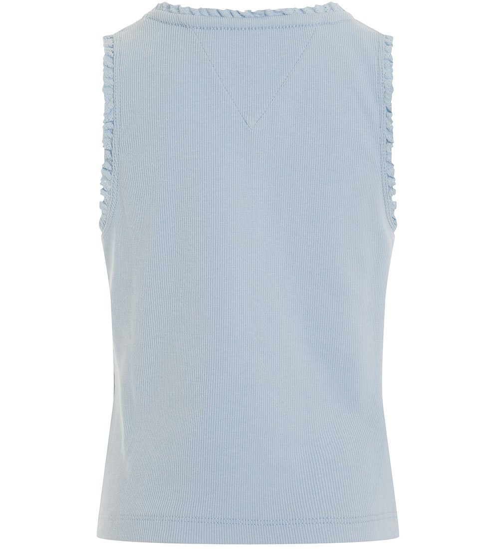 Tommy Hilfiger Top - Rib - Essential - Breezy Blue