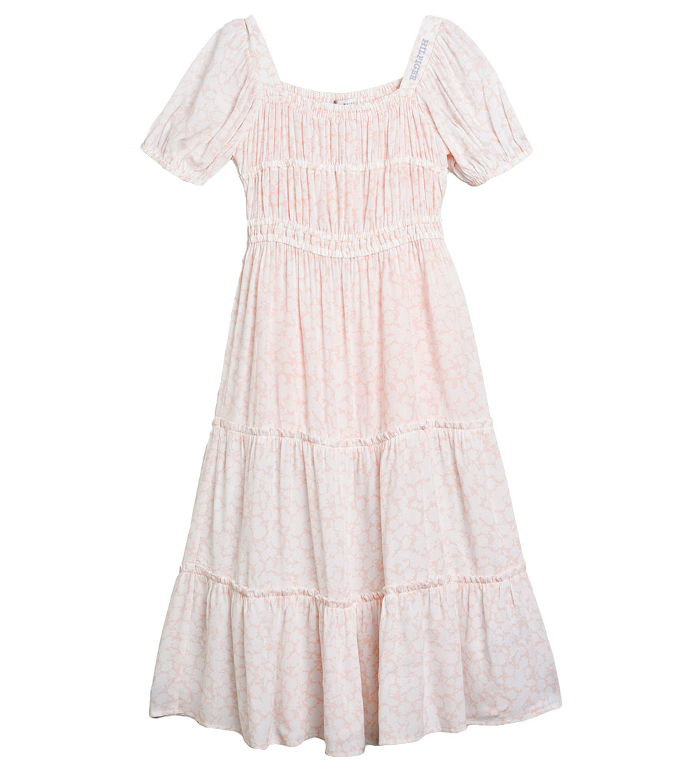 Tommy Hilfiger Kjole - Ditsy - Viskose/Bomuld - Whimsy Pink Flow