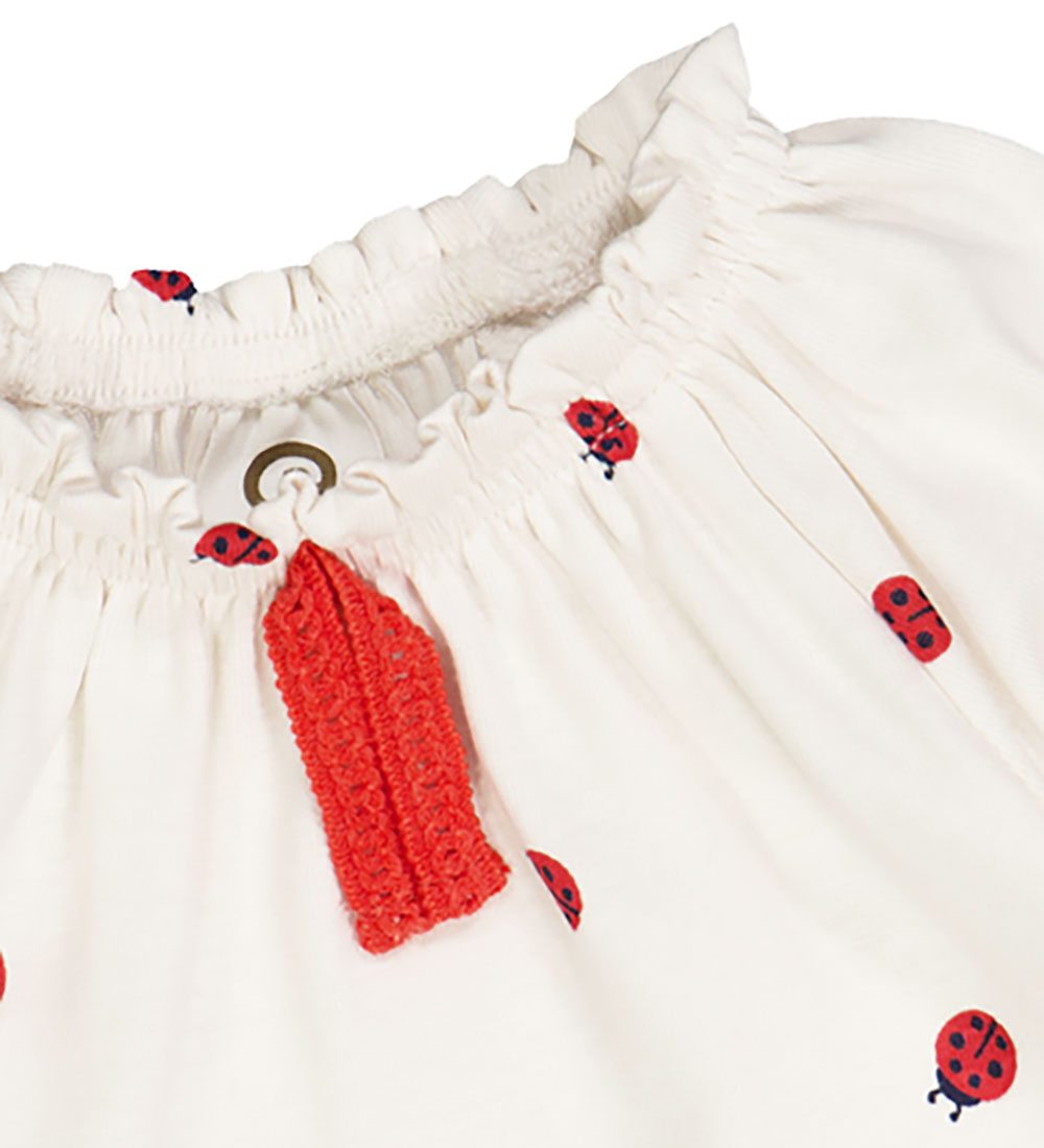 Müsli T-shirt - Ladybird - Balsam Cream/Apple Red