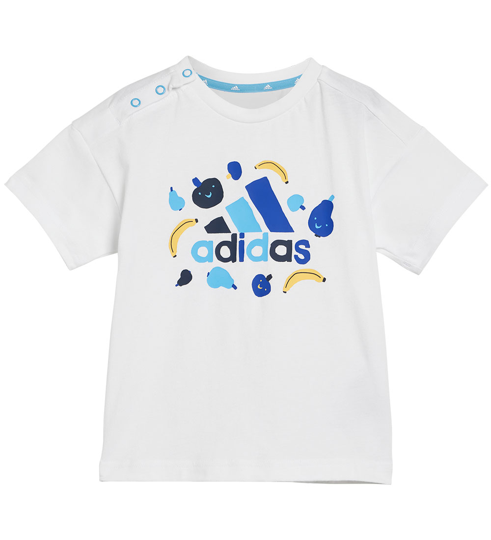 adidas Performance Shortssæt - I Fruit T - Hvid/Blå