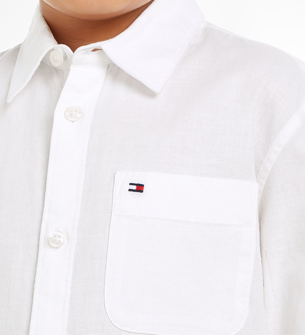Tommy Hilfiger Skjorte - Hemp - Hvid