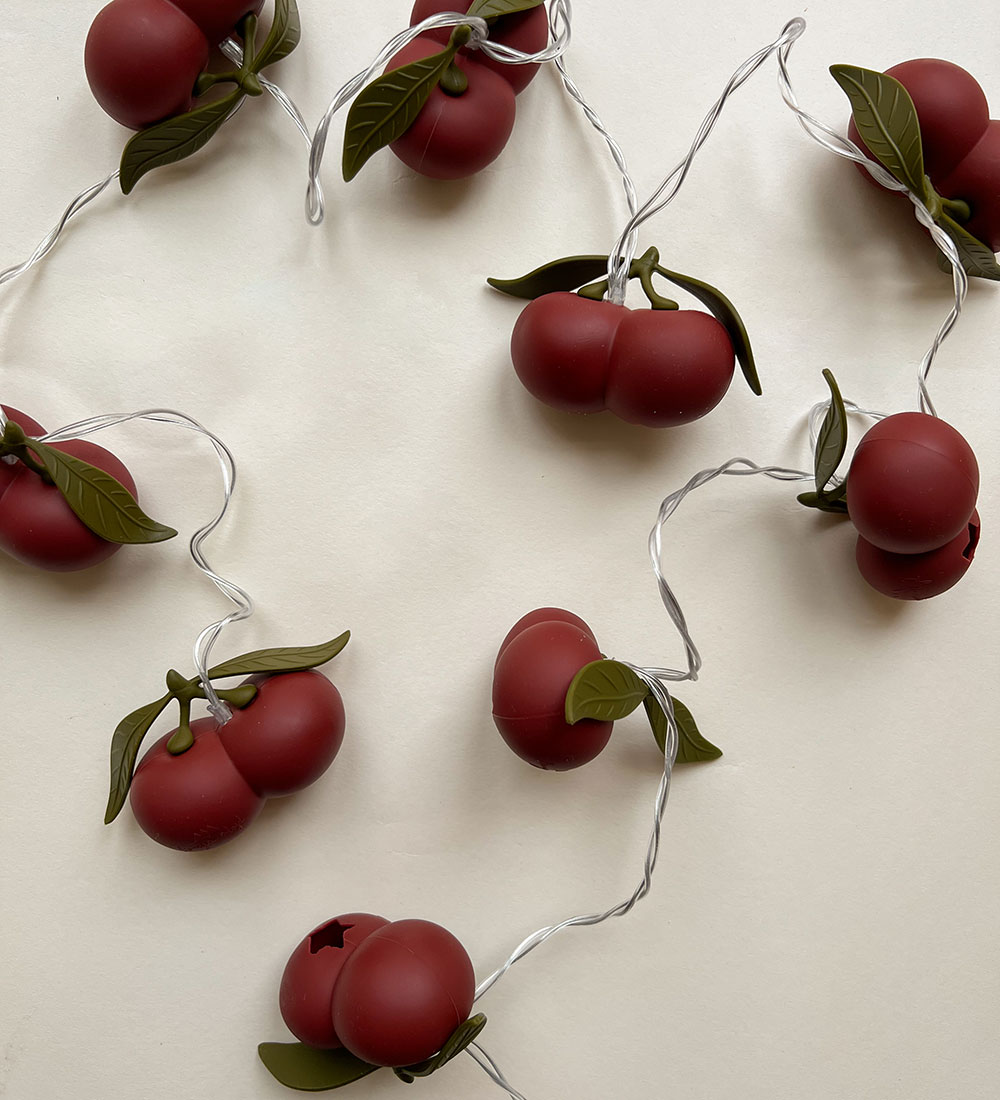 Konges Sløjd Lyskæde - 165 cm - Cherry
