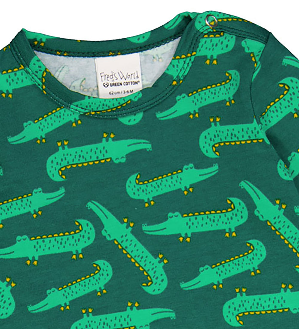 Freds World Body L/Æ - Krokodille - Cucumber