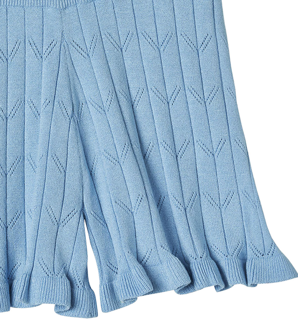 Fliink Shorts - Strik - Viskose - Sunny - Little Boy Blue