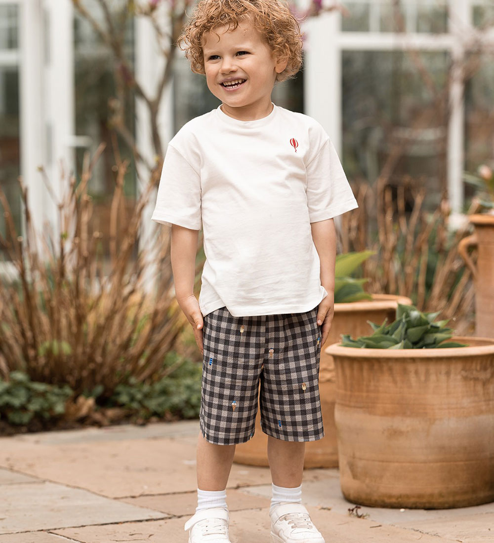 Fliink Shorts - Polar - Magnet Check Aop