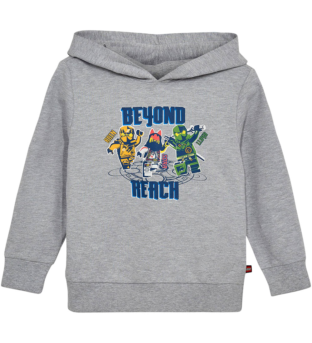 LEGO® Ninjago Hættetrøje - LWScout - Grey Melange