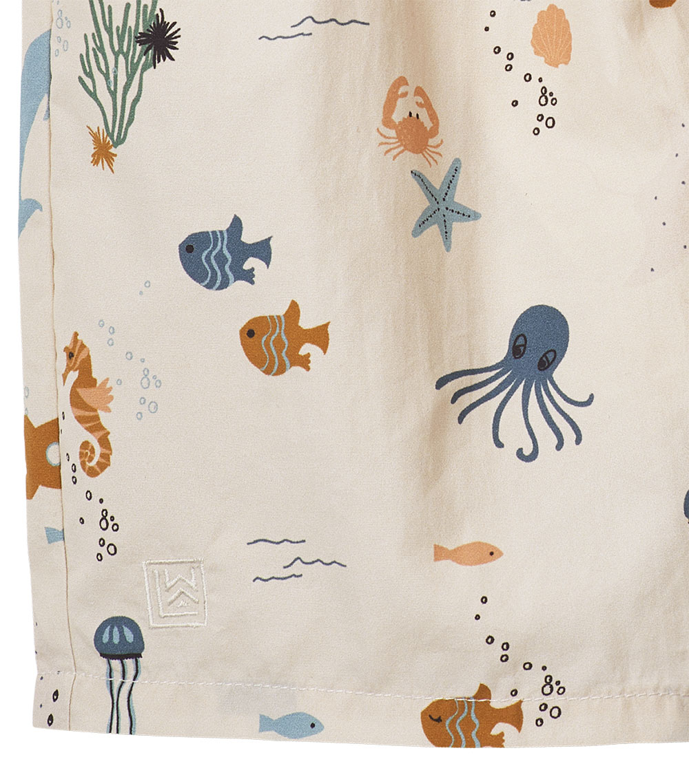 Liewood Badeshorts - Duke - UV40+ - Sea Creature/Sandy