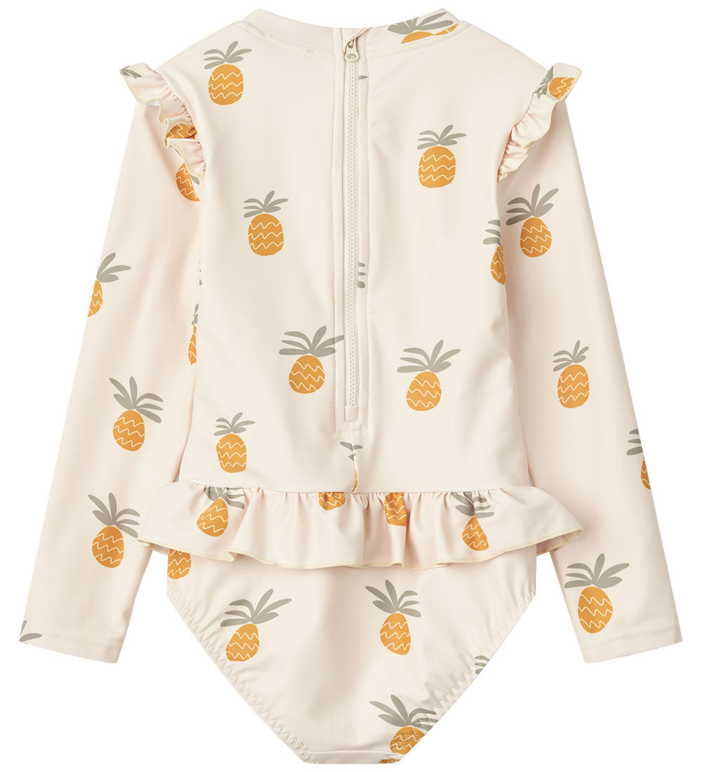 Liewood Badedragt - Sille - UV40+ - Pineapples/Cloud Cream
