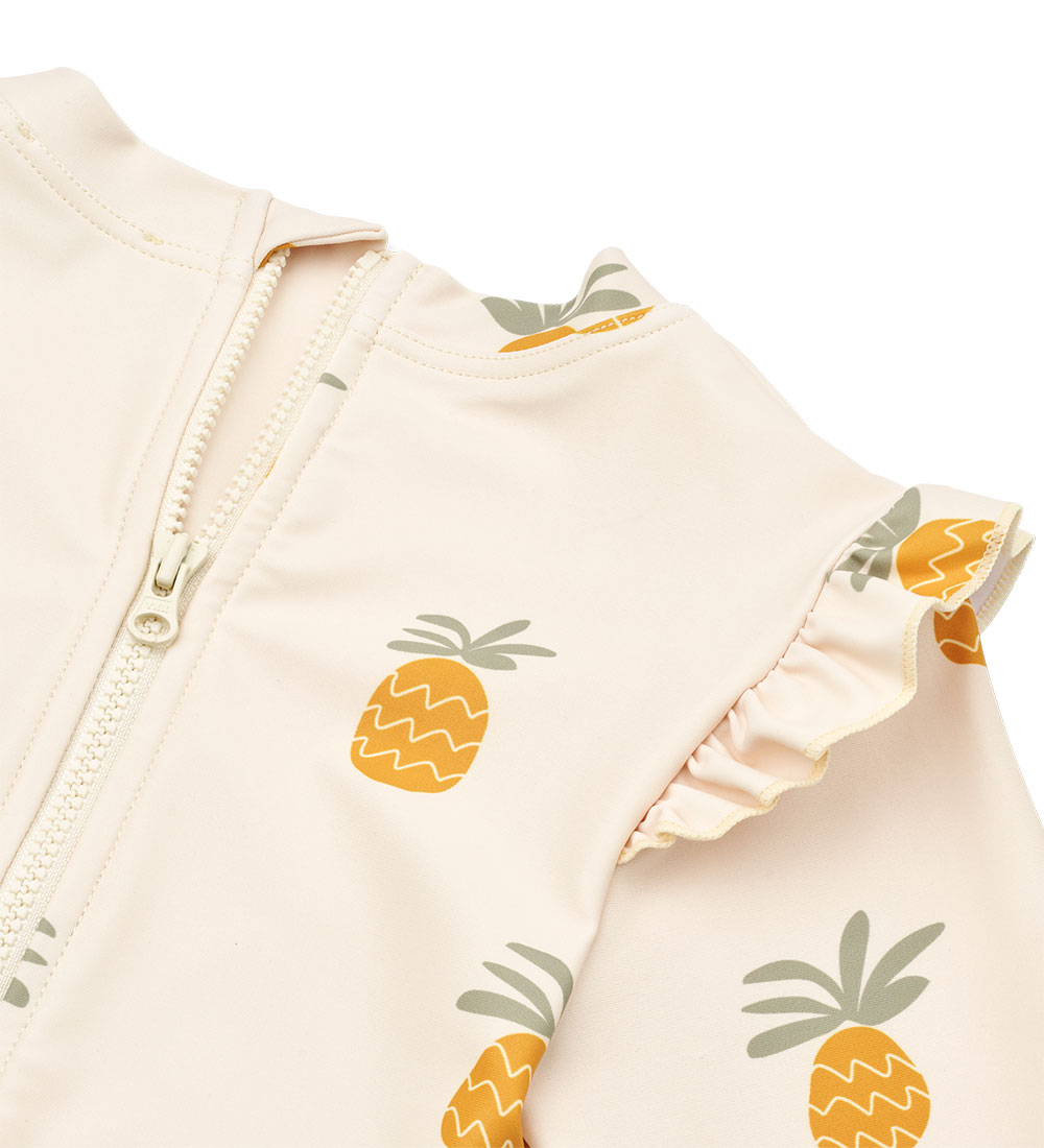 Liewood Badedragt - Sille - UV40+ - Pineapples/Cloud Cream