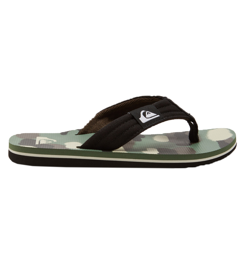 Quiksilver Klipklapper - Molokai Layback II - Sort/Brun/Grøn