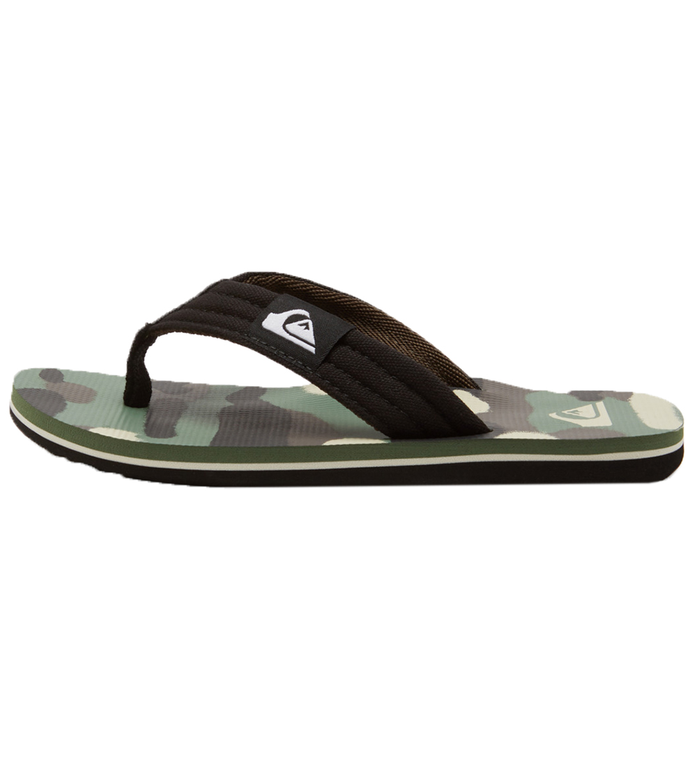 Quiksilver Klipklapper - Molokai Layback II - Sort/Brun/Grøn