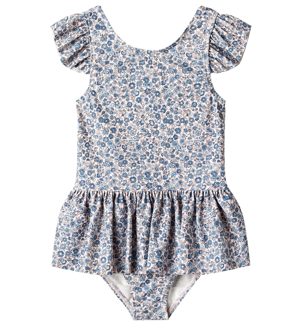Wheat Badedragt - Diddi - Blue Flower Meadow