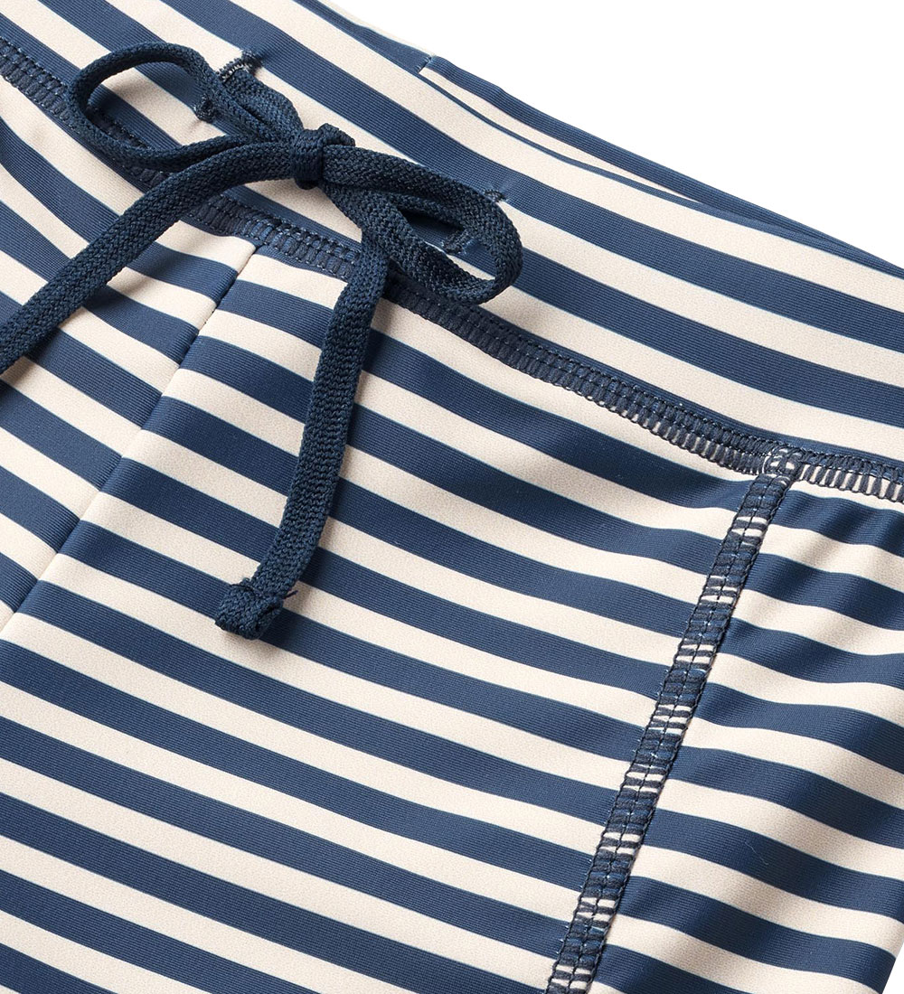 Wheat Badeshorts - UV40+ - Ulrik - Indigo Stripe
