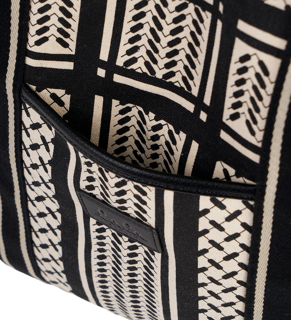 Lala Berlin Shopper - Carmela 2.0 - Heritage Stripe Black