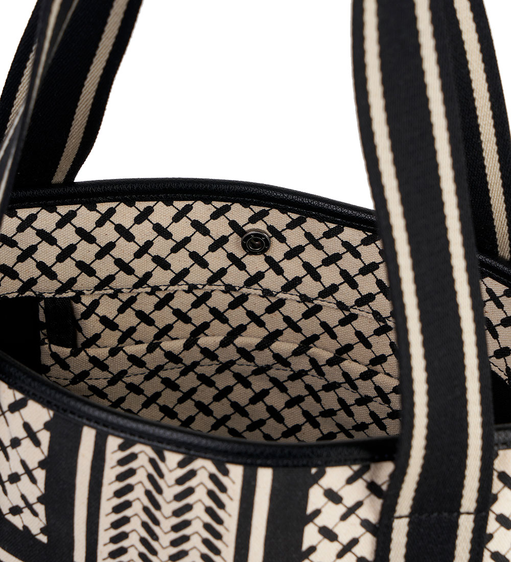 Lala Berlin Shopper - Carmela 2.0 - Heritage Stripe Black