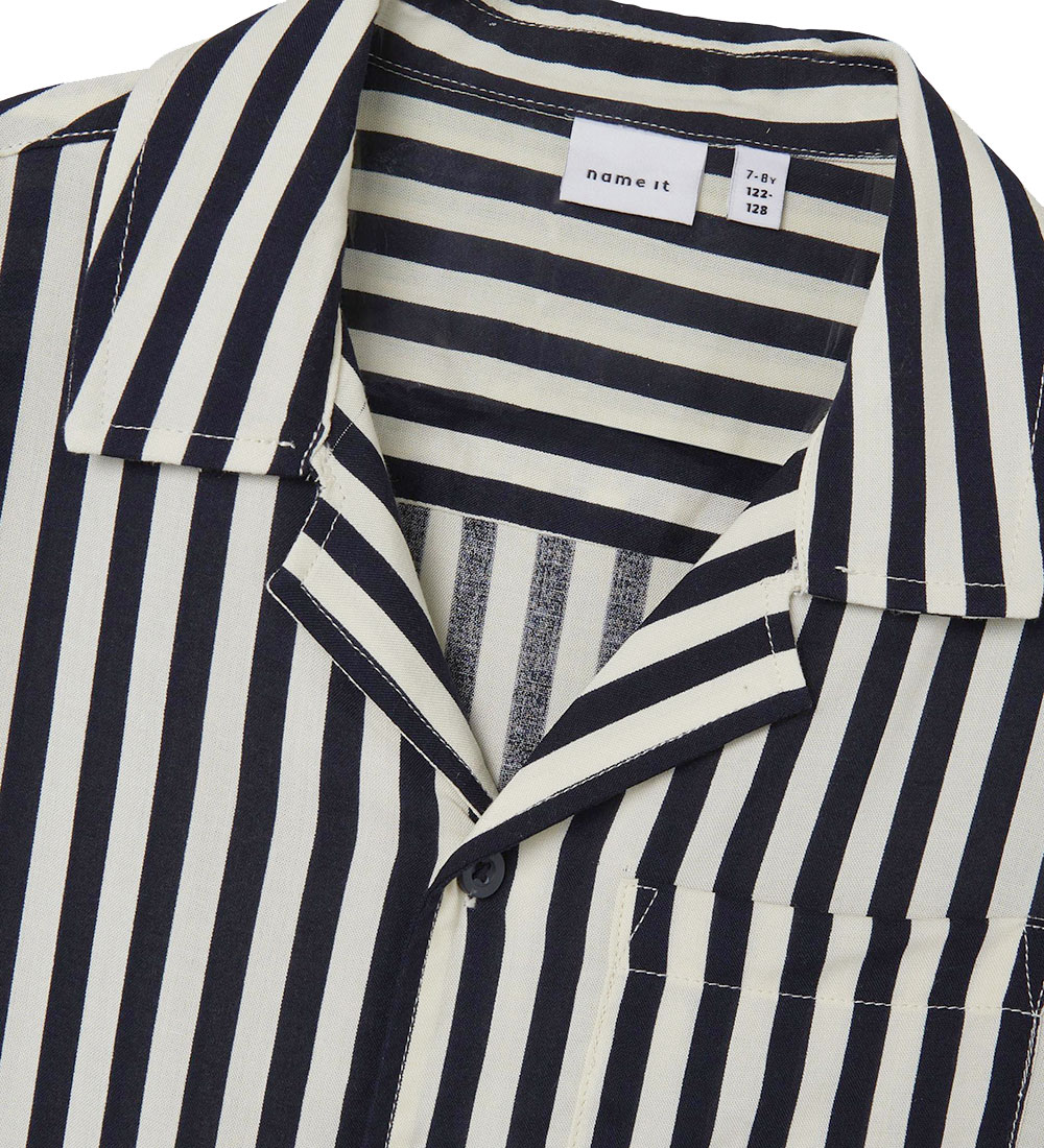 Name It Skjorte - Noos - NkmFerane - Dark Sapphire/Stripes
