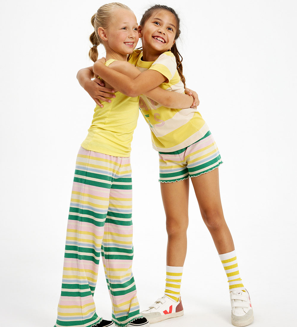 The New Shorts - Rib - TnKate - Lemon Drop