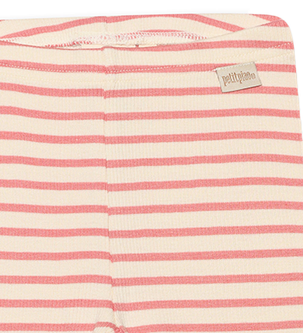 Petit Piao Leggings - Rib - Modal - Sea Shell Pink